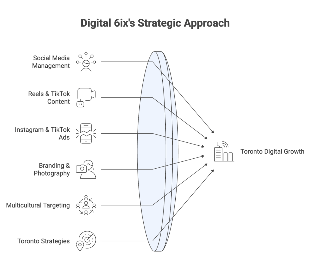Why 2026 Is the Best Time for Businesses to Invest in Social Media Marketing in Toronto 8 Digital 6ix approach for social media marketing in Toronto.