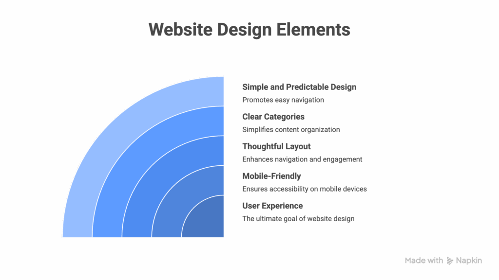 Website-design-elements Experienced web design team help create navigation that feels natural, intuitive, and enjoyable, improving both engagement and conversion.